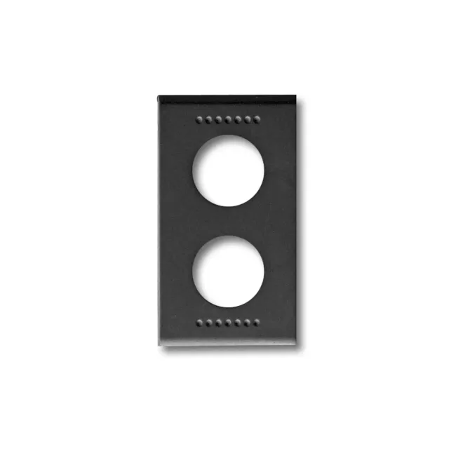 Fracarro AV-SN02 adattatore nero 2 fori per prese PDM