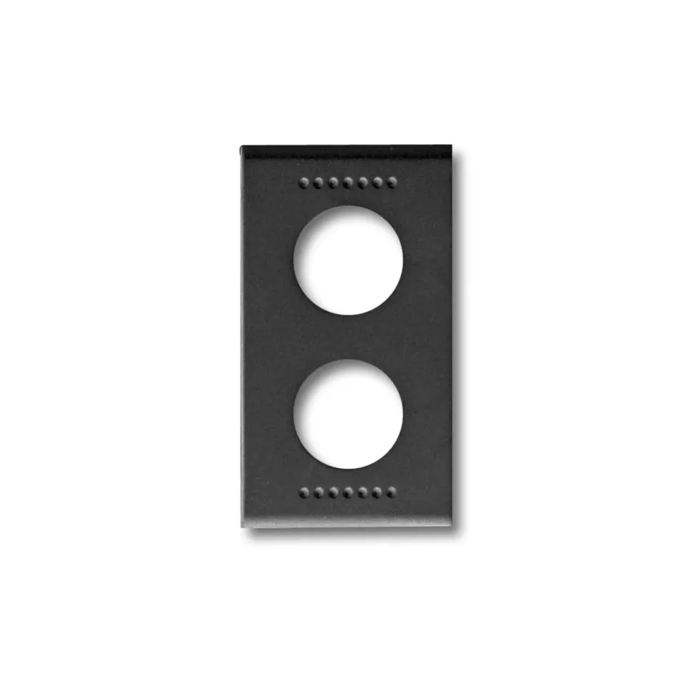 Fracarro AV-SN02 adattatore nero 2 fori per prese PDM