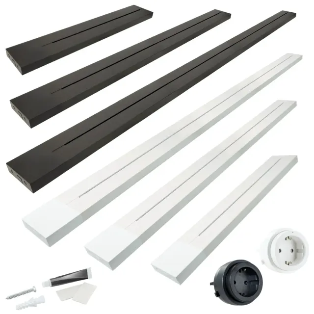 Schwaiger Binario Prese Alluminio Click Twist 50cm Bianco
