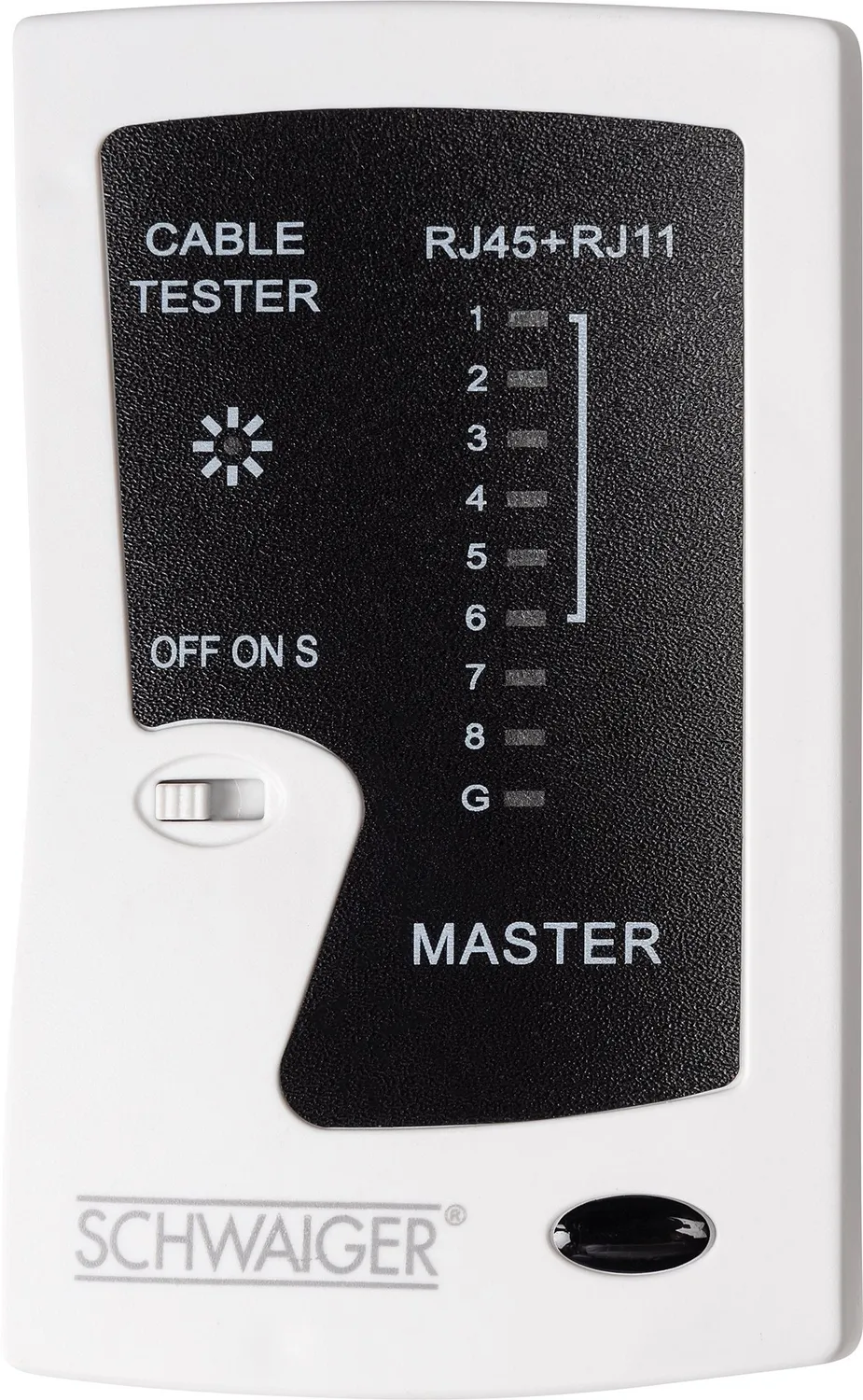 Schwaiger tester cavi rete RJ45 RJ11 con unità remota