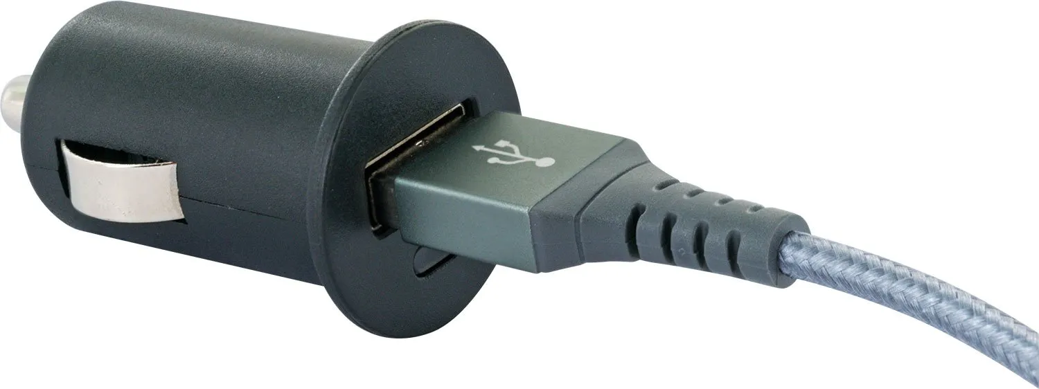 Schwaiger caricabatterie auto USB-A 12W nero 12-24V