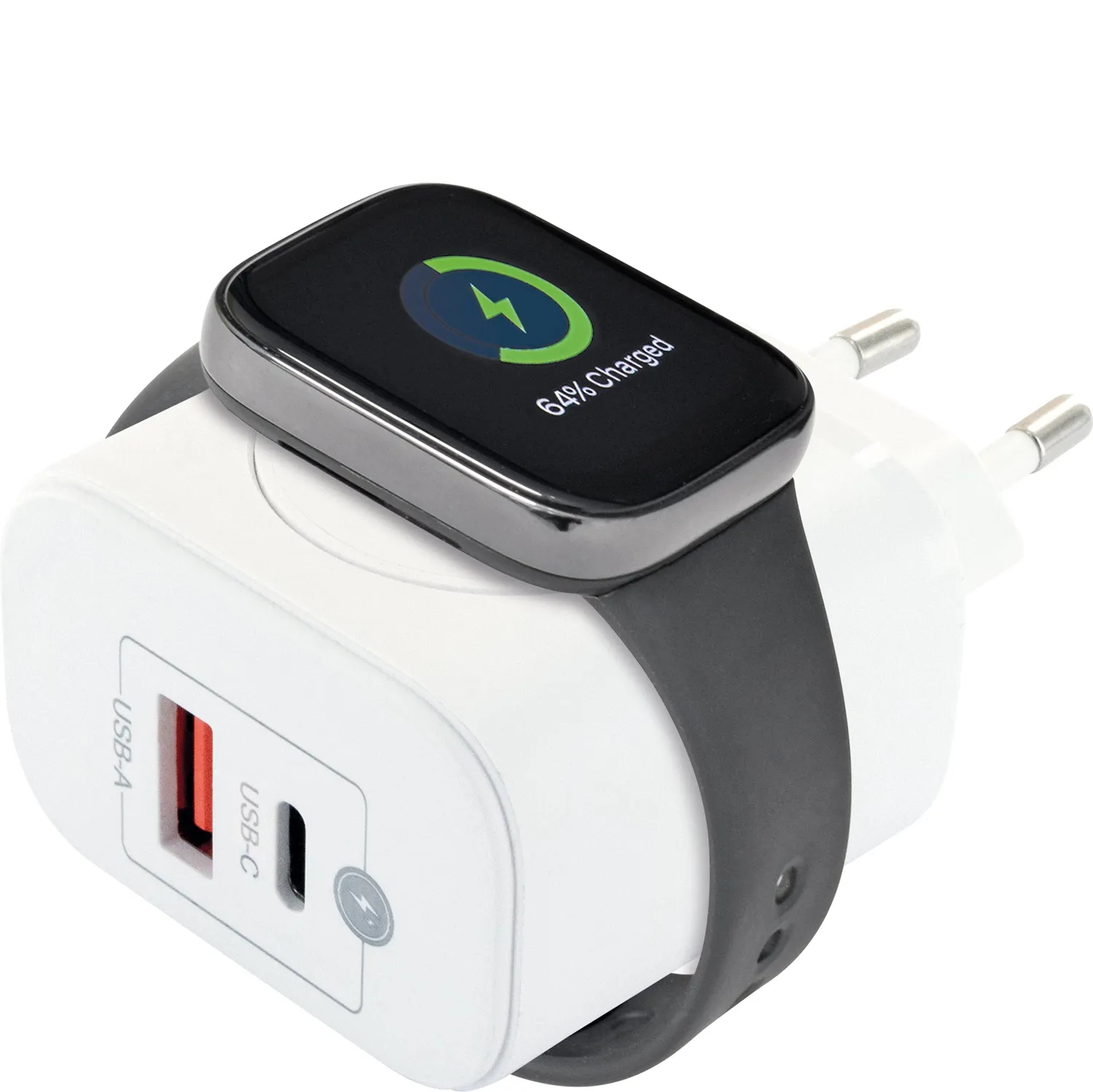 Schwaiger caricatore SmartWatch USB-C 20W