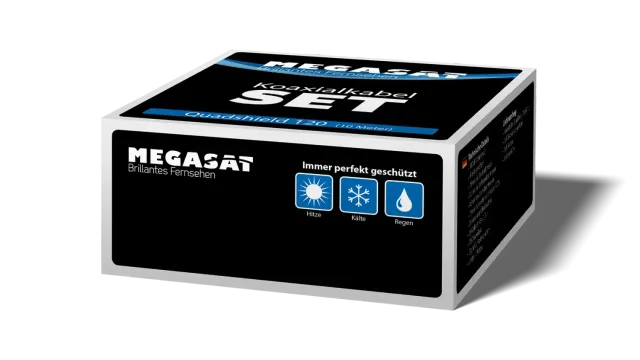 Megasat Quadshield 120 set cavo coassiale schermato