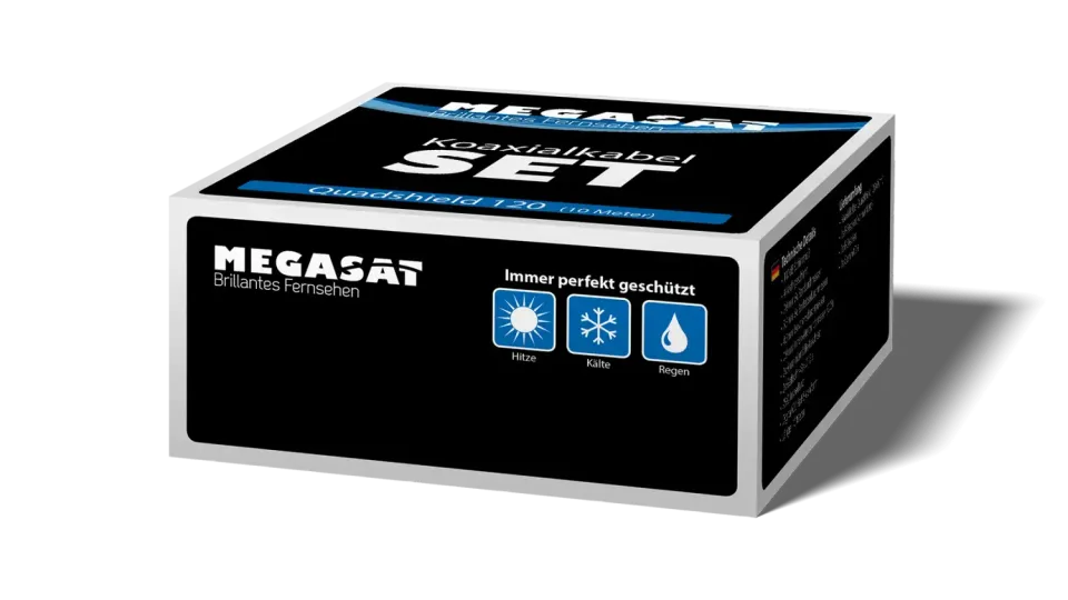 Megasat Quadshield 120 set cavo coassiale schermato