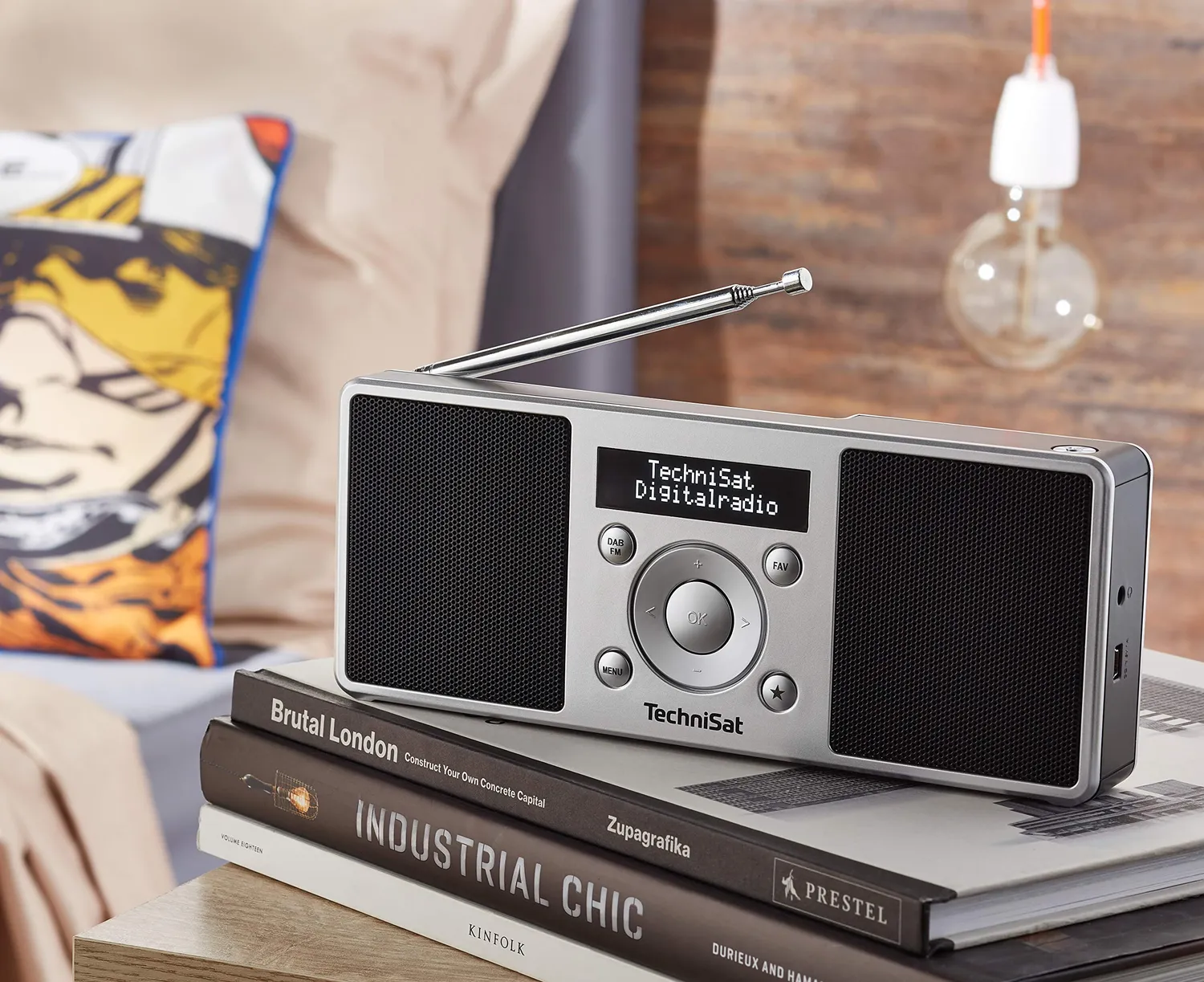 TechniSat DIGITRADIO 1 S radio DAB portatile argento