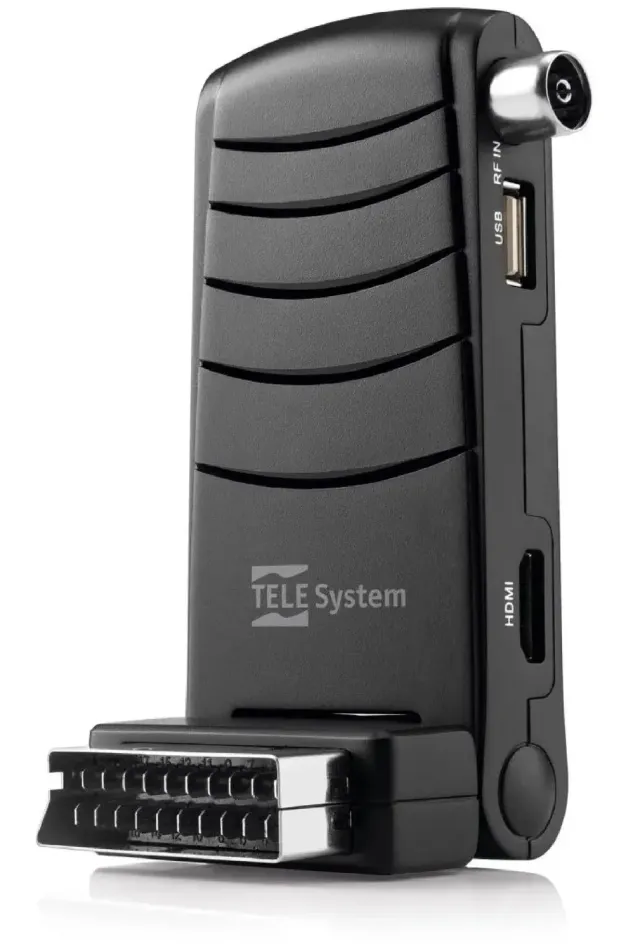 Telesystem TS6005 Decoder Digitale Terrestre HD DVB-T2 Nero