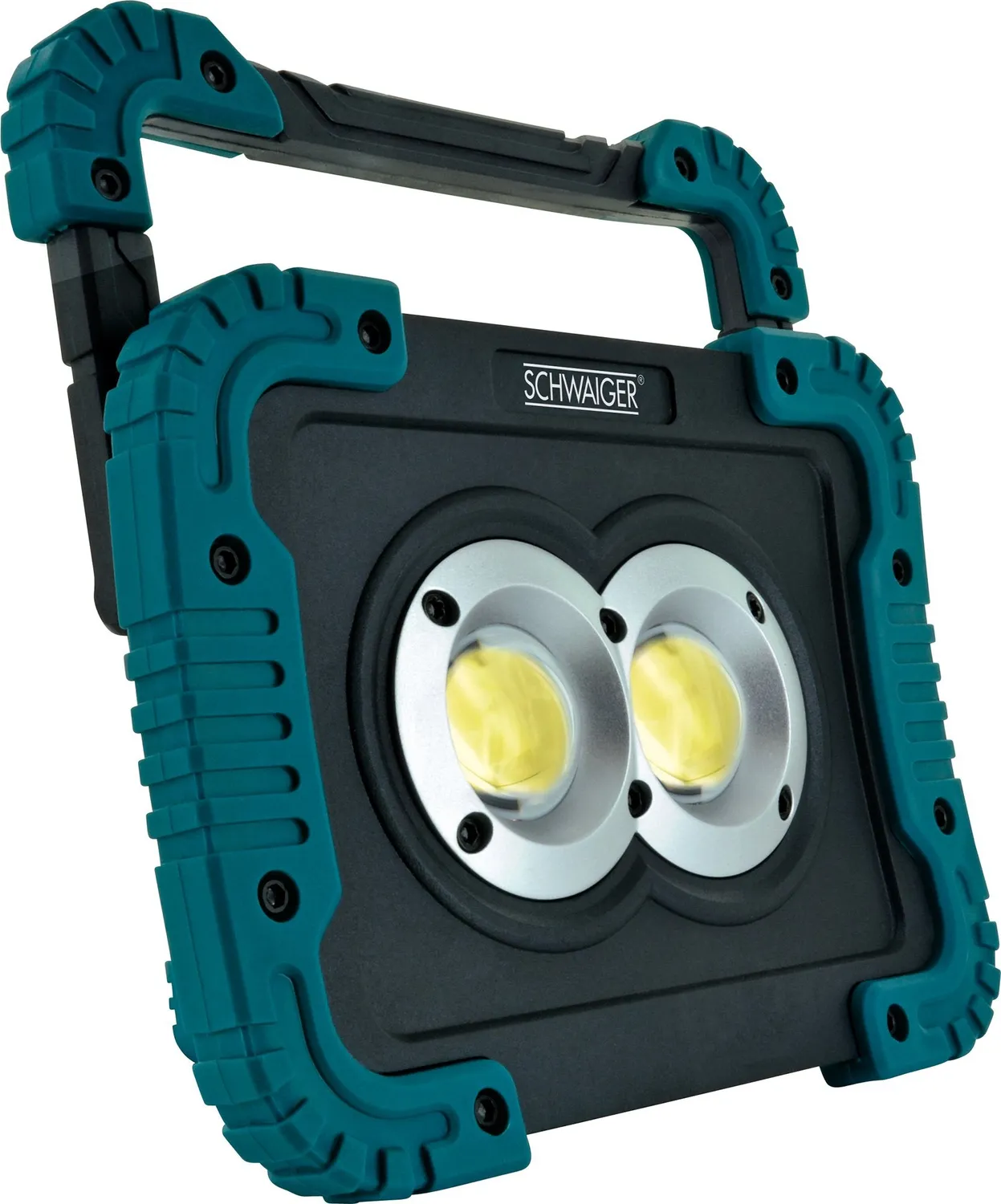 SCHWAIGER Faro LED Multifunzione COB 800 lm a Batteria IPX4