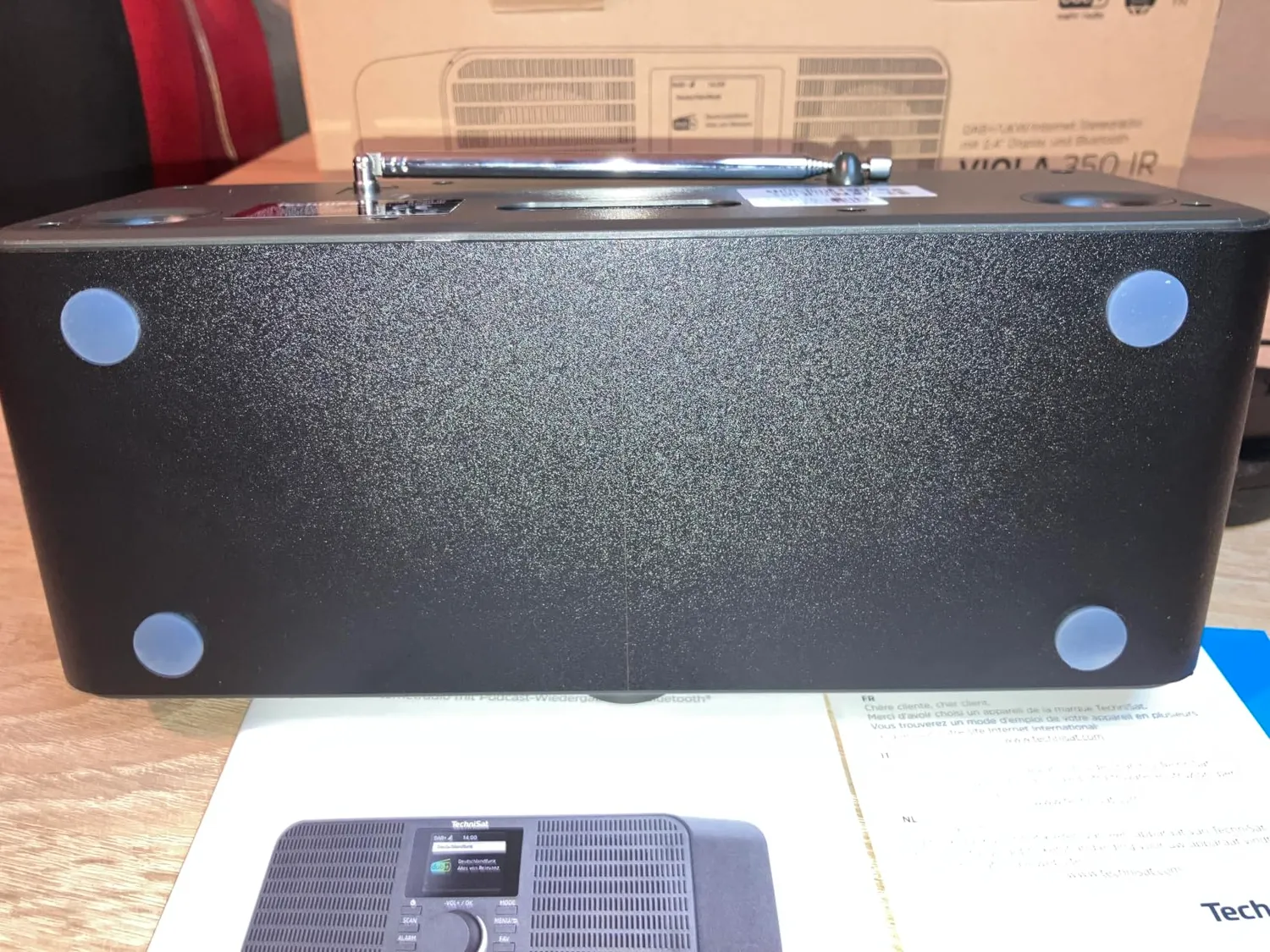 TechniSat Viola 350 IR radio internet DAB+ nero