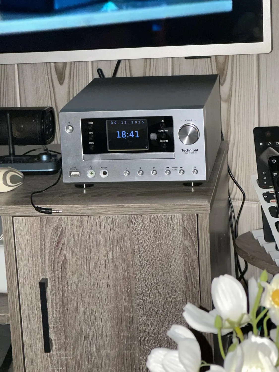 TechniSat Viola 710 CD IR Micro Hi-Fi Stereo DAB+ Argento