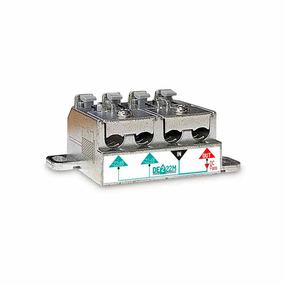 Fracarro DE222M derivatore 2 vie 22dB TV SAT