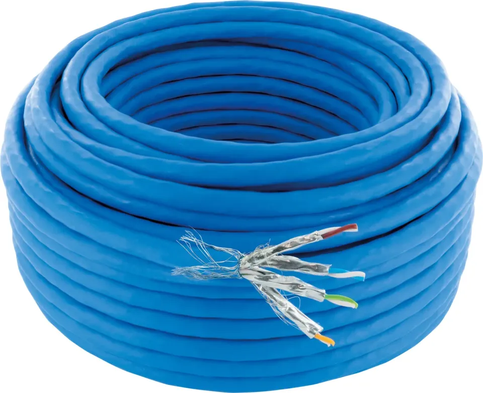 Schwaiger cavo rete Cat 8.1 posa interna 25 m blu