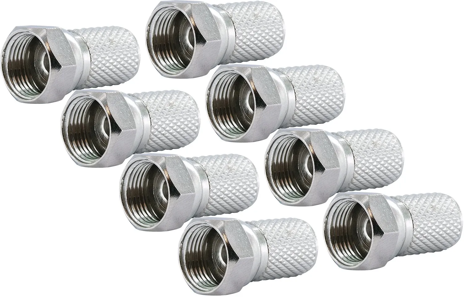 SCHWAIGER F Twist-On connettore F 8 mm set avvitabile
