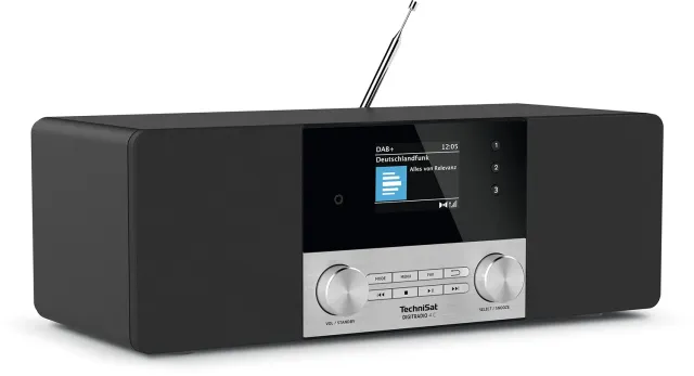 TechniSat DigitRadio 4 C Radio DAB+ Stereo Nera ELAC 20W
