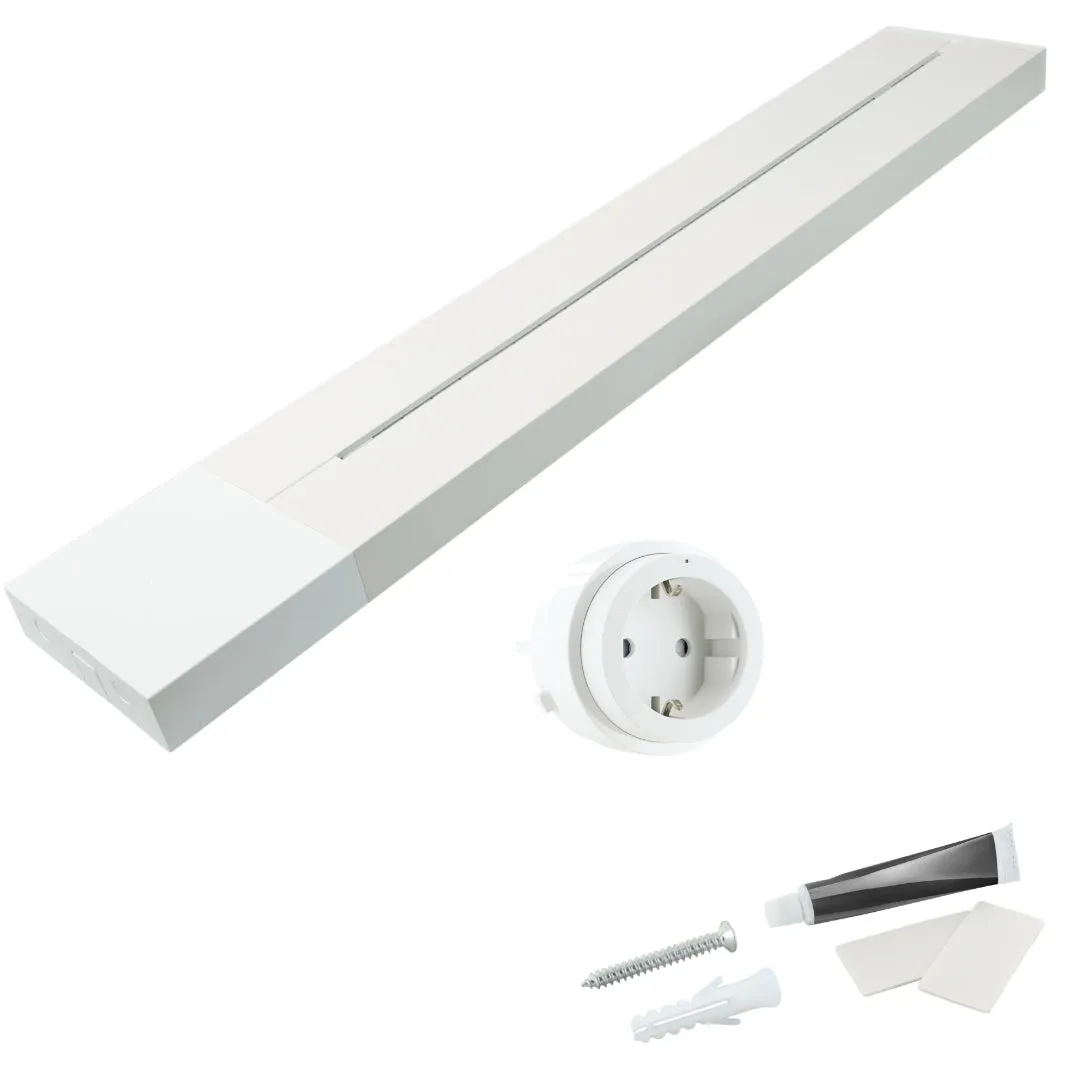 Schwaiger Binario Prese Alluminio Click Twist 50cm Bianco