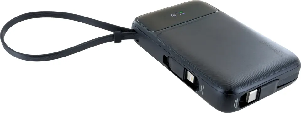 SCHWAIGER Powerbank Wireless 20000 mAh ricarica senza fili