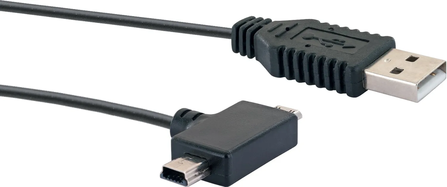 Schwaiger cavo USB 2.0 A Micro-B Mini-B 1 m