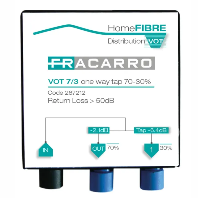 Fracarro VOT70/30 splitter ottico miniaturizzato FTTH