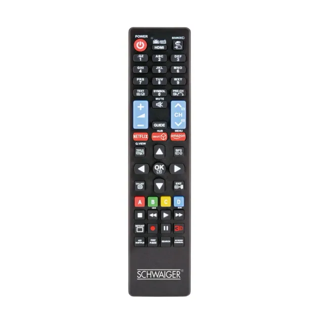 Schwaiger Telecomando Ricambio TV LG Samsung 49 Tasti