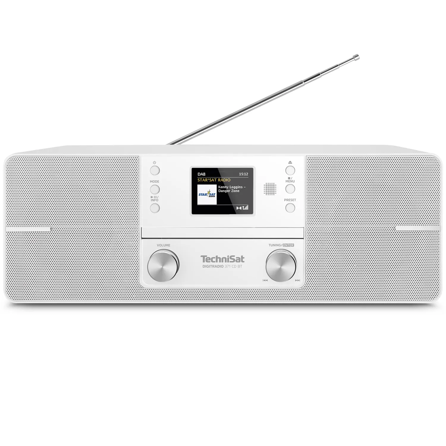 TechniSat DigitRadio 371 CD BT radio DAB+ con CD nera