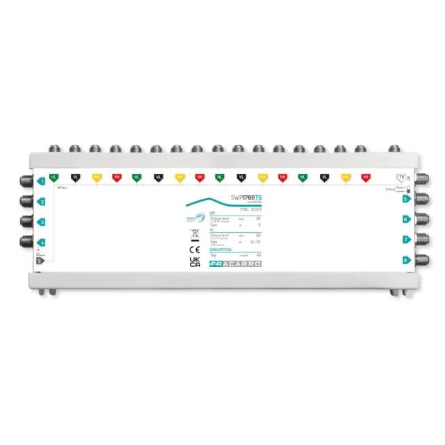 Fracarro SWP1708TS multiswitch 17 ingressi 8 uscite