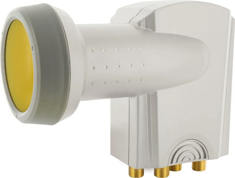 Schwaiger Quad LNB Sun Protect illuminatore 4 uscite grigio