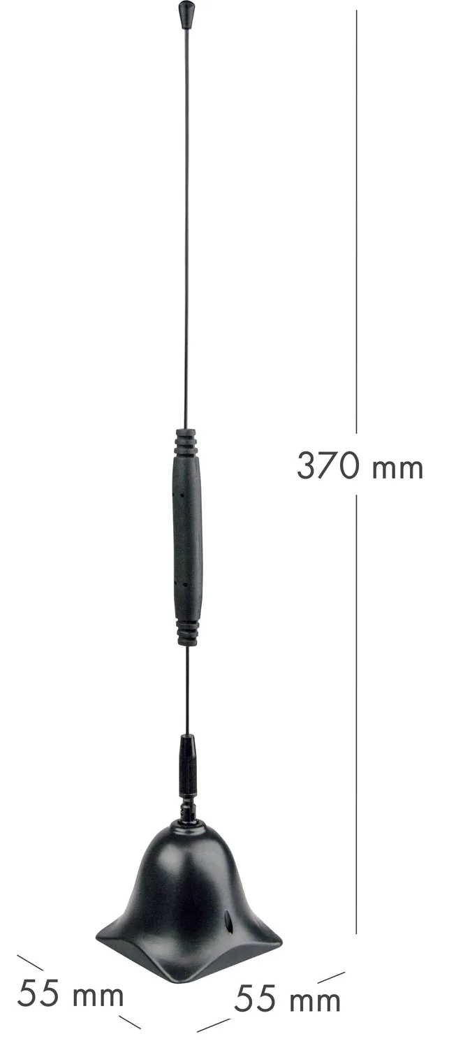 Schwaiger antenna interna attiva DVB-T2 HD 35 dB nera