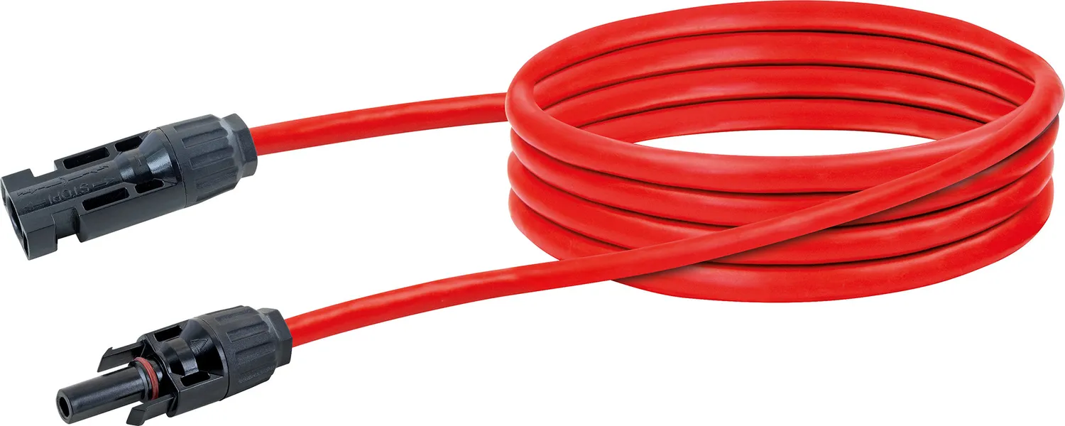 Schwaiger Prolunga Solare DC 1 m Set 2 Cavi IP67