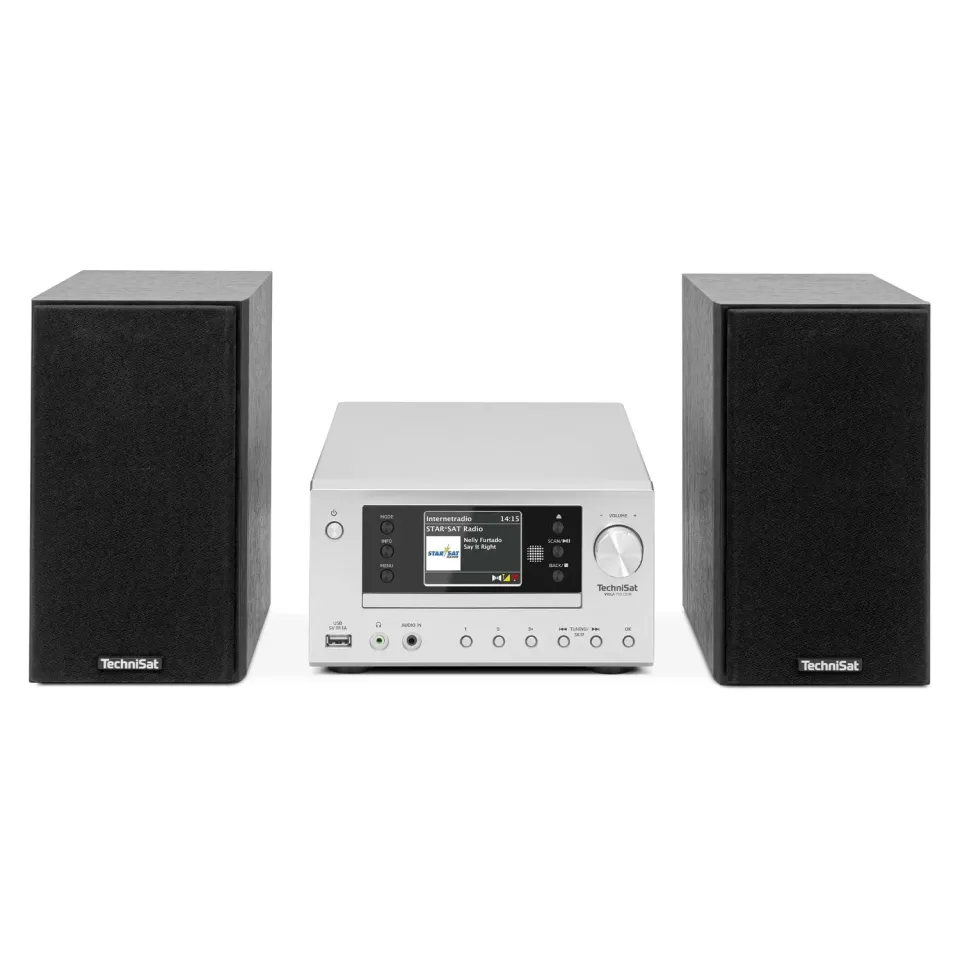TechniSat Viola 710 CD IR Micro Hi-Fi Stereo DAB+ Argento