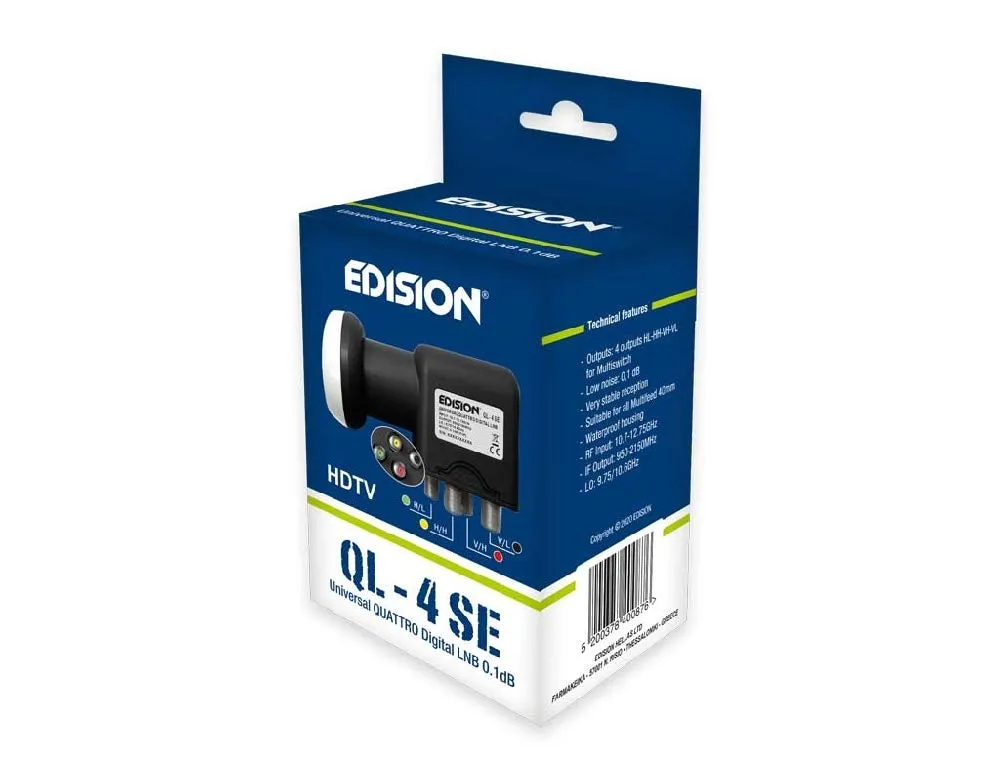 Edision QL-4 Quattro SE LNB 4 uscite multiswitch