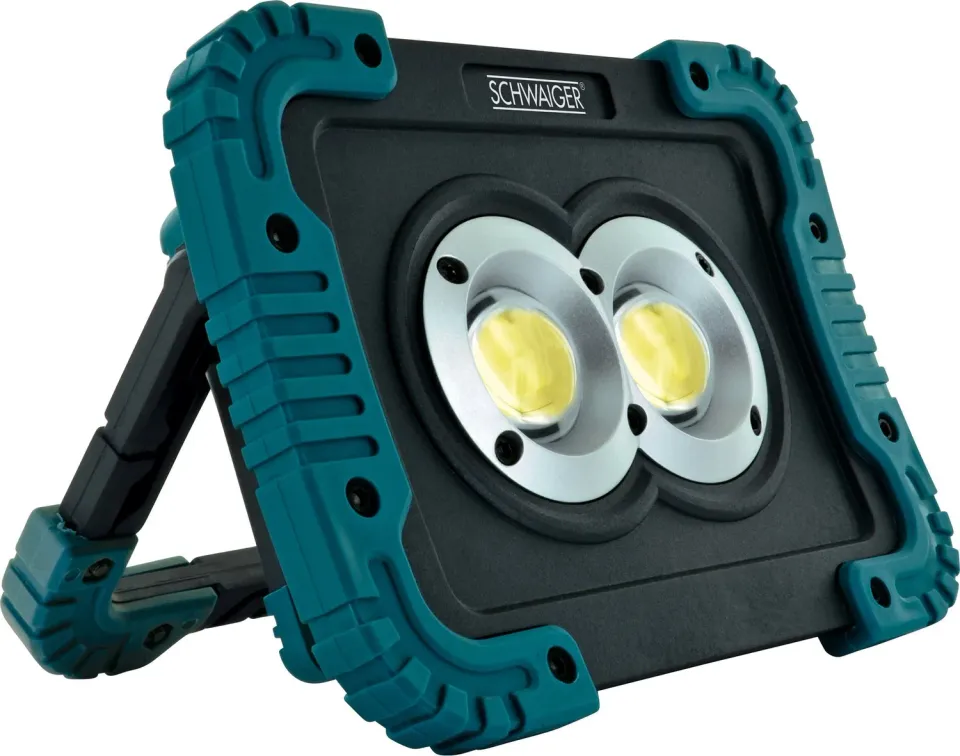 SCHWAIGER Faro LED Multifunzione COB 800 lm a Batteria IPX4