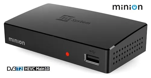 Tele System MINION decoder terrestre DVB-T2 HEVC