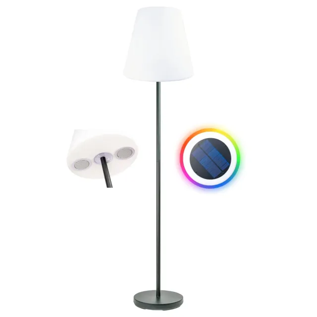 Schwaiger RGB LED lampada solare Bluetooth con telecomando