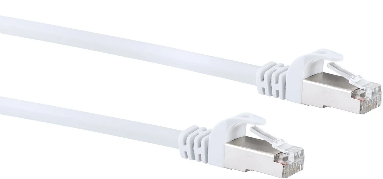 SCHWAIGER Cavo rete Cat6 SF/UTP bianco 5 m