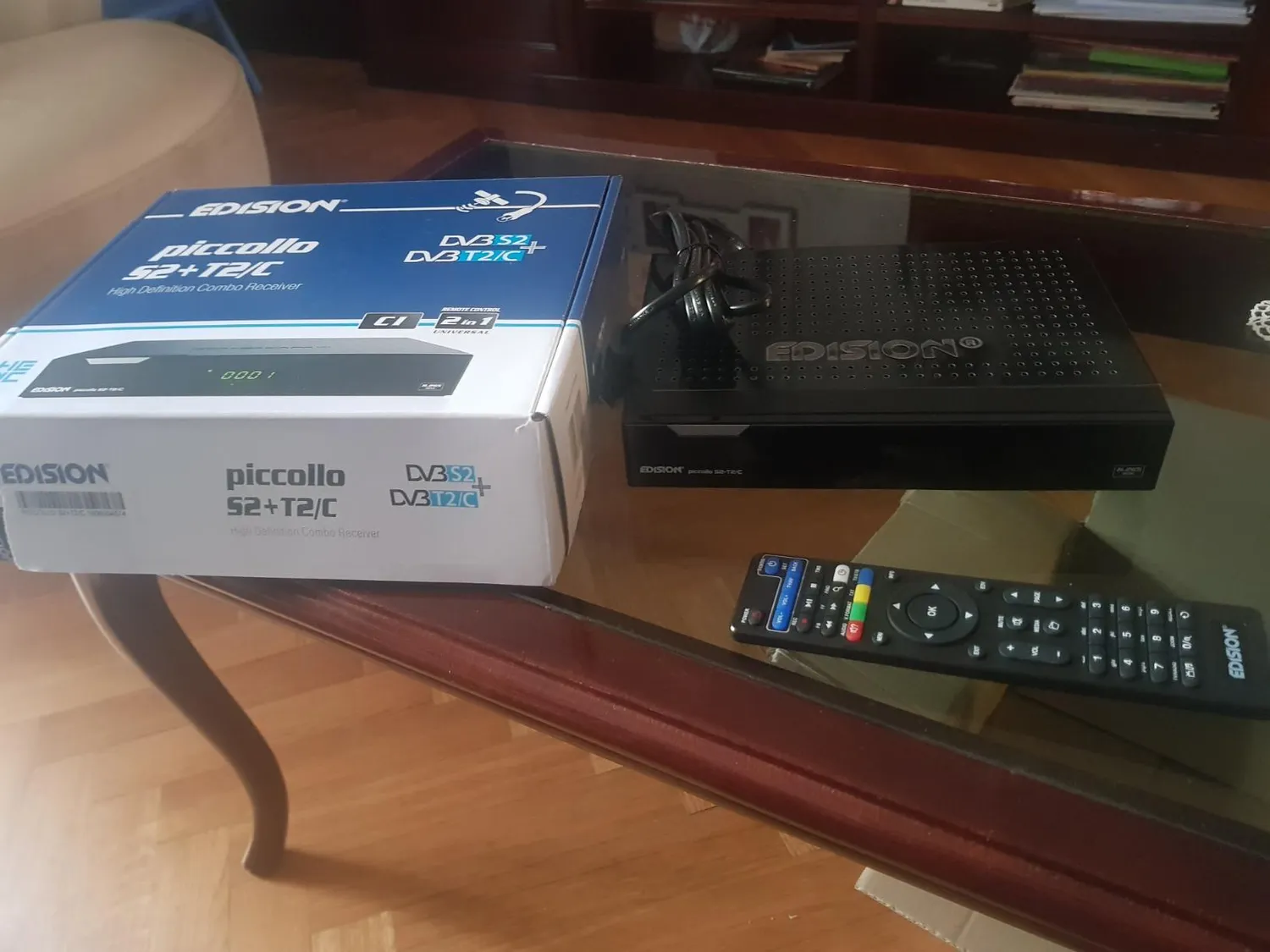 Edision Piccollo S2+T2/C decoder combo HD H.265