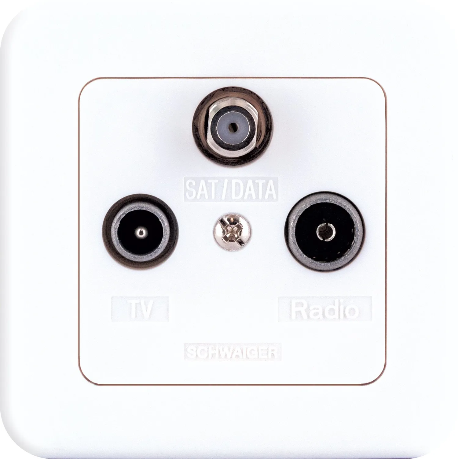Schwaiger Presa Antenna Singola Set 2,5 dB con Scatola