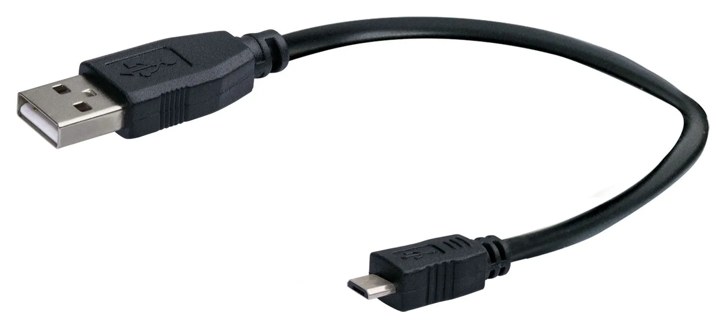 Schwaiger cavo micro USB ricarica 0,5 m nero