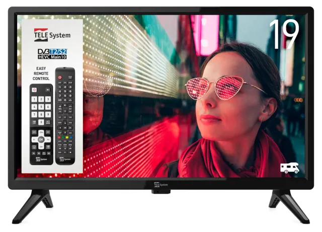 TELE System PALCO19 LS13 TV 19" camper 12V tivusat