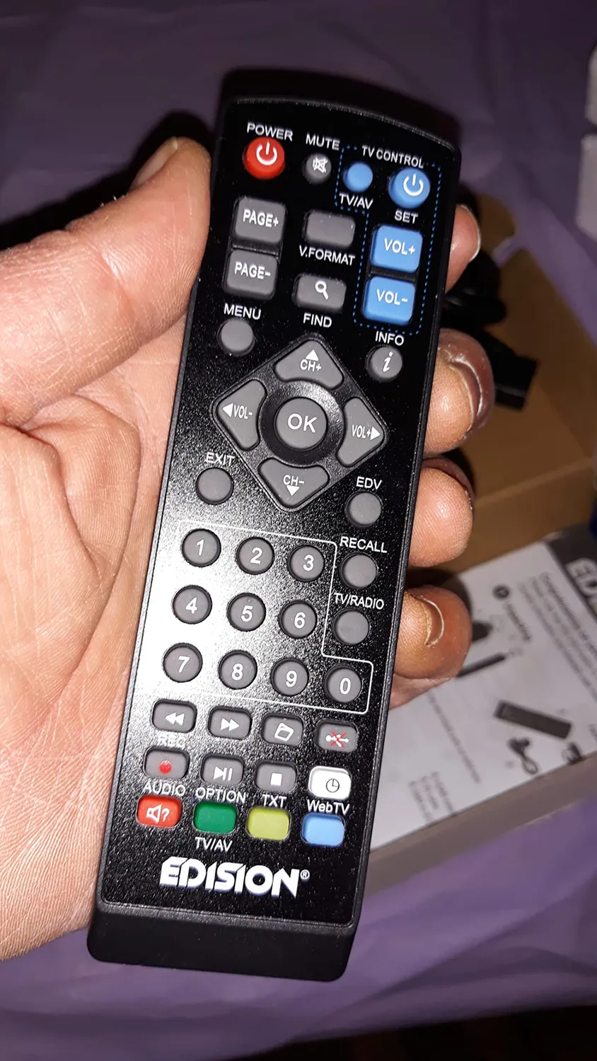 Edision NANO T265+ decoder terrestre DVB-T2 Full HD