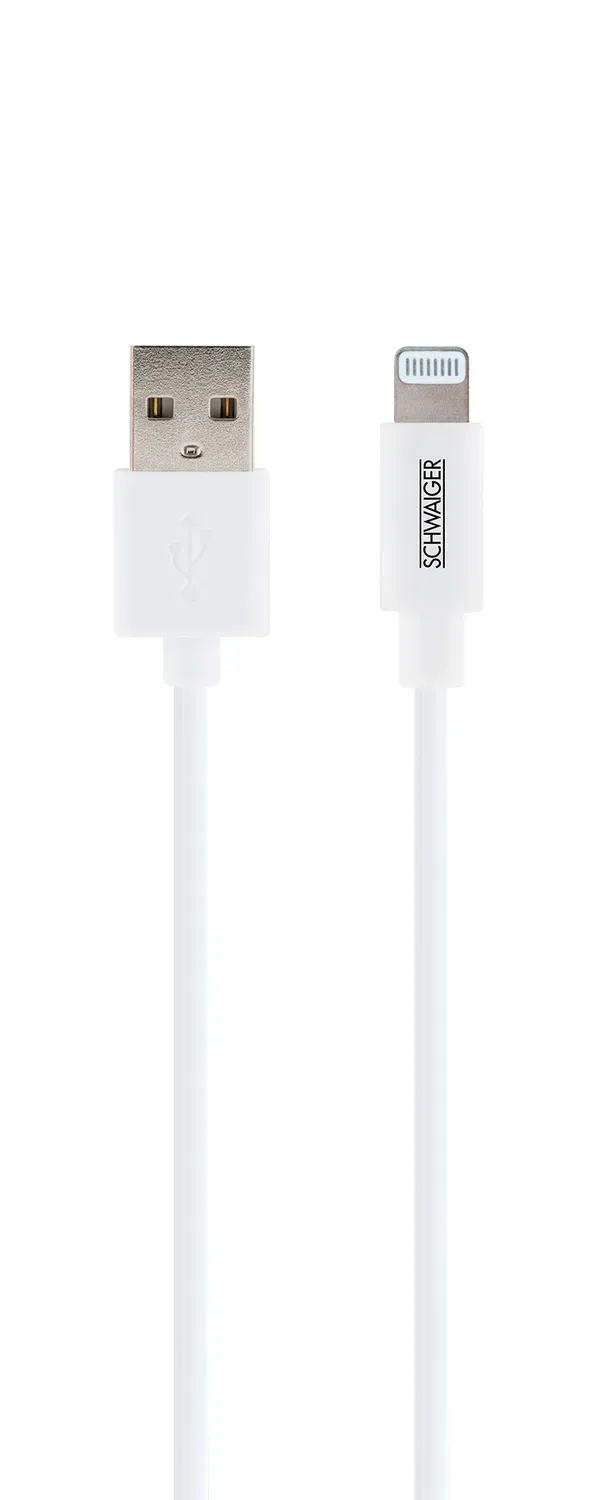 Schwaiger cavo Lightning USB-A 2 m bianco MFi