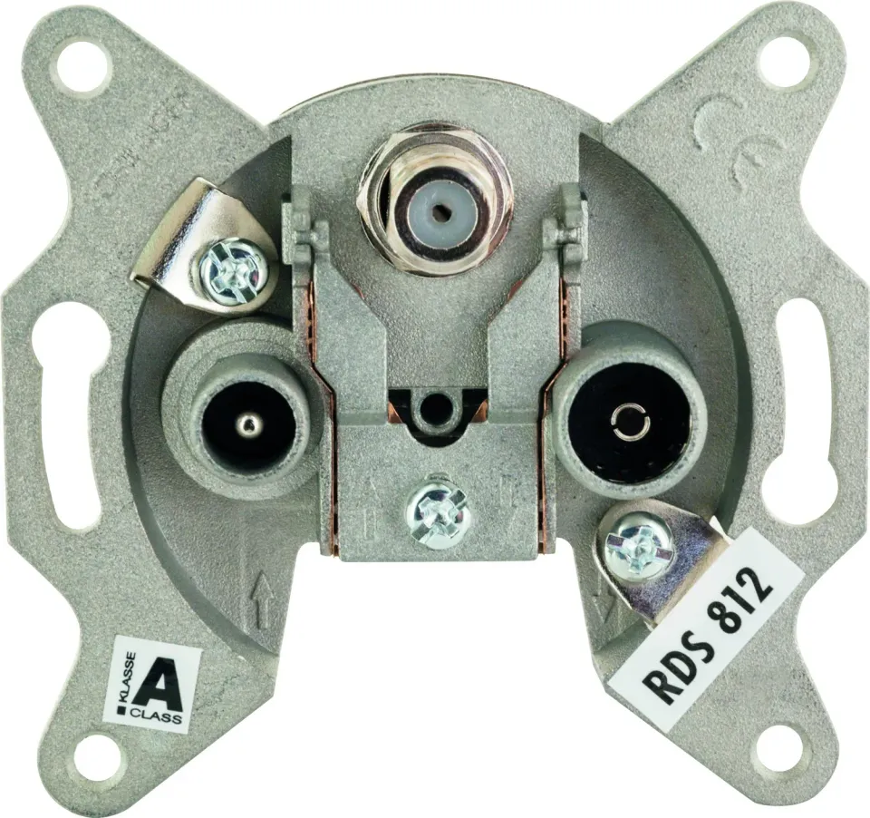 SCHWAIGER presa antenna passante 12 dB triple play