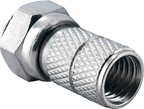 Schwaiger Kit Cavo Coassiale 10m 135dB + 4 Connettori F