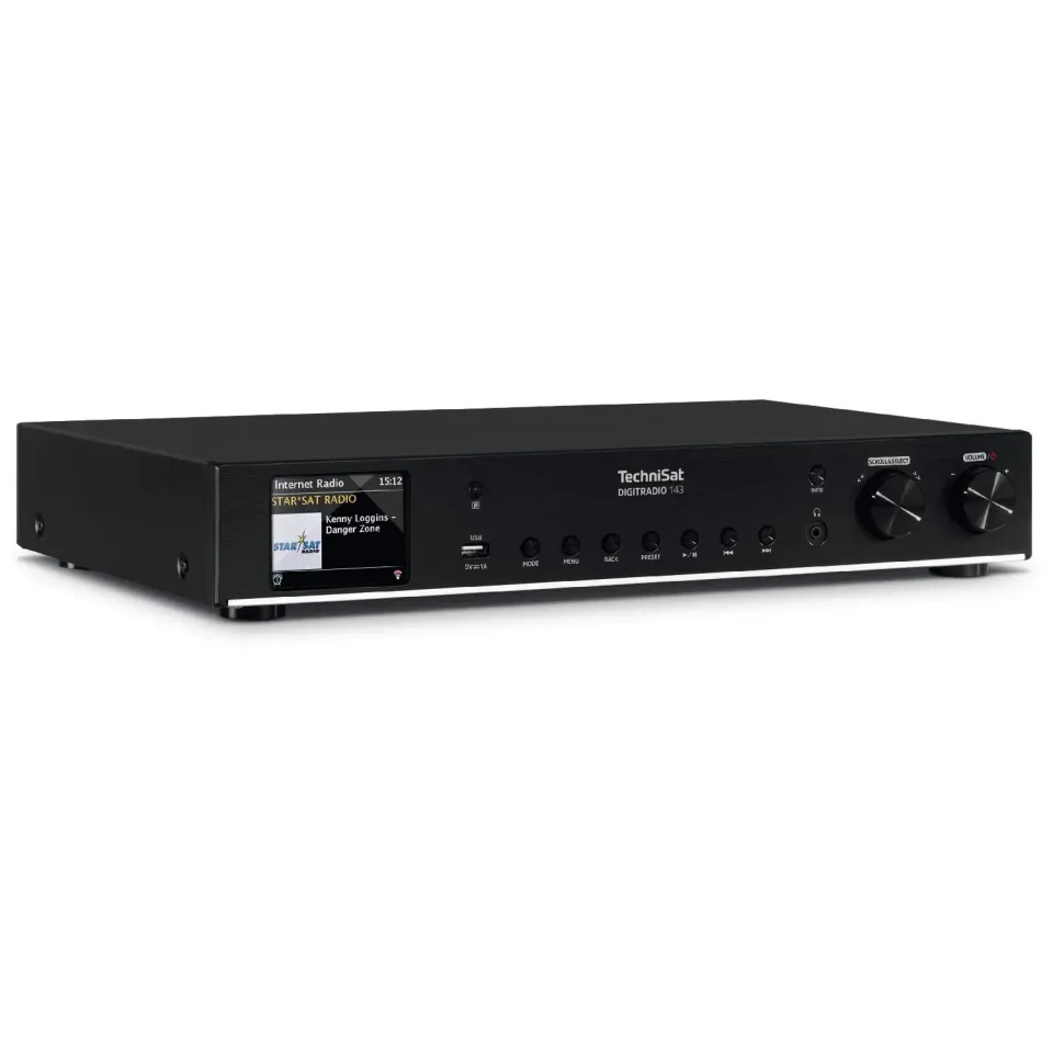 TechniSat DIGITRADIO 143 sintonizzatore HiFi WiFi nero