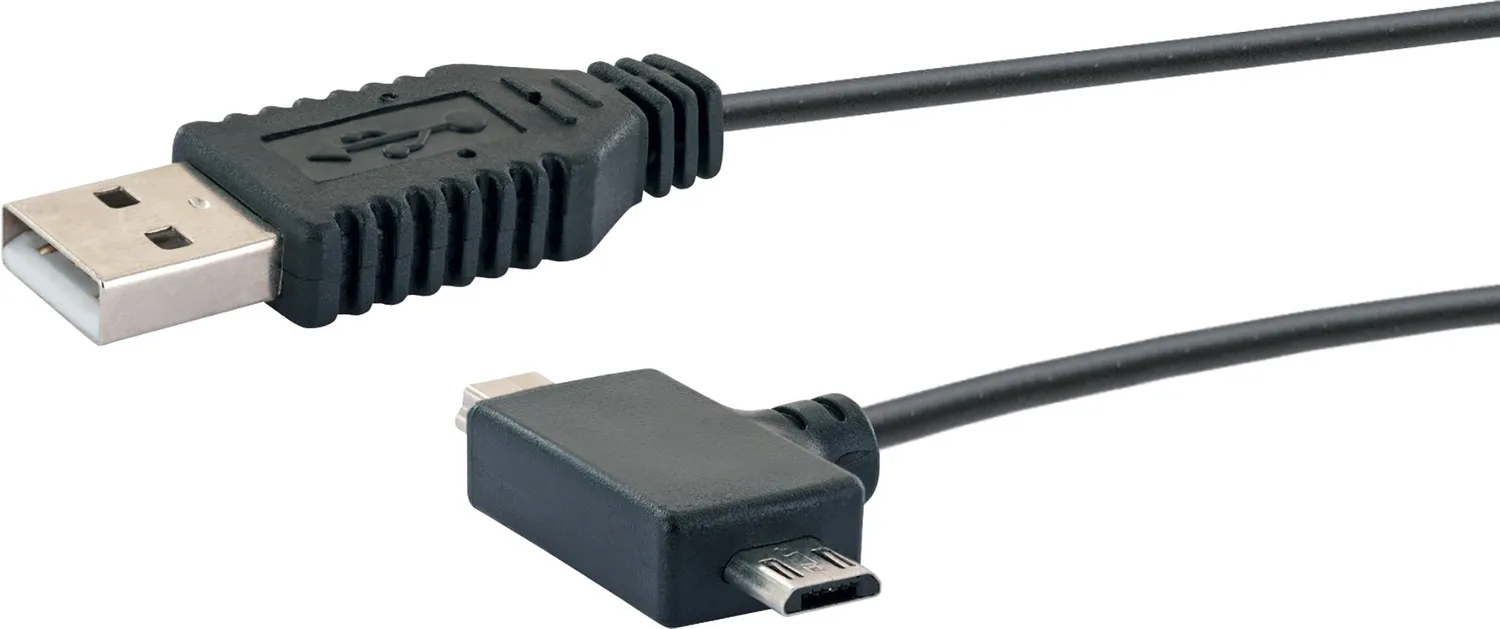 Schwaiger cavo USB 2.0 A Micro-B Mini-B 1 m