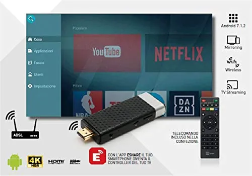 TELE System IPBOX TS UP Stealth Box Android 4K HDR