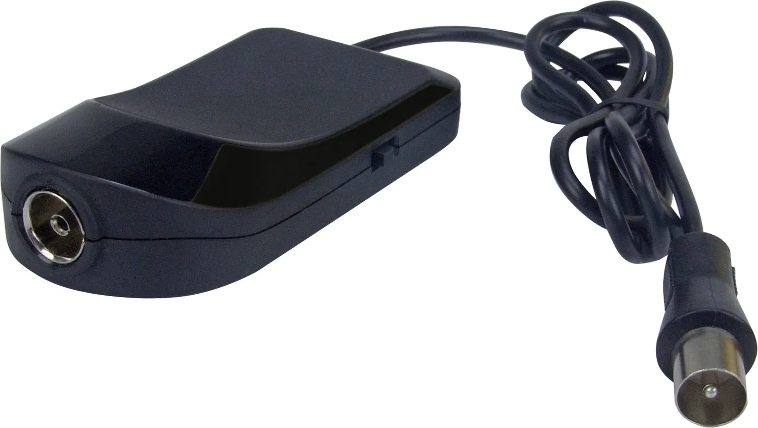 Schwaiger DVB-T2 HD antenna interna attiva 45 dB nera
