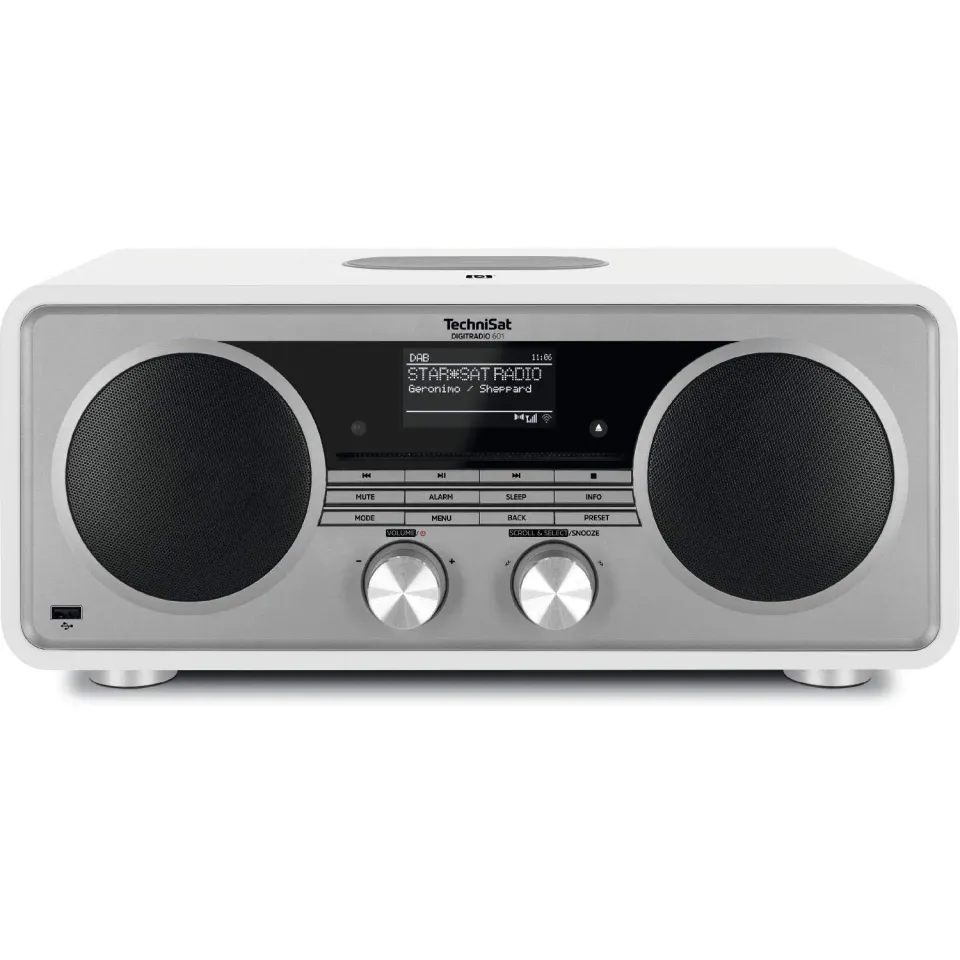 TechniSat DIGITRADIO 601 radio internet DAB+ bianca