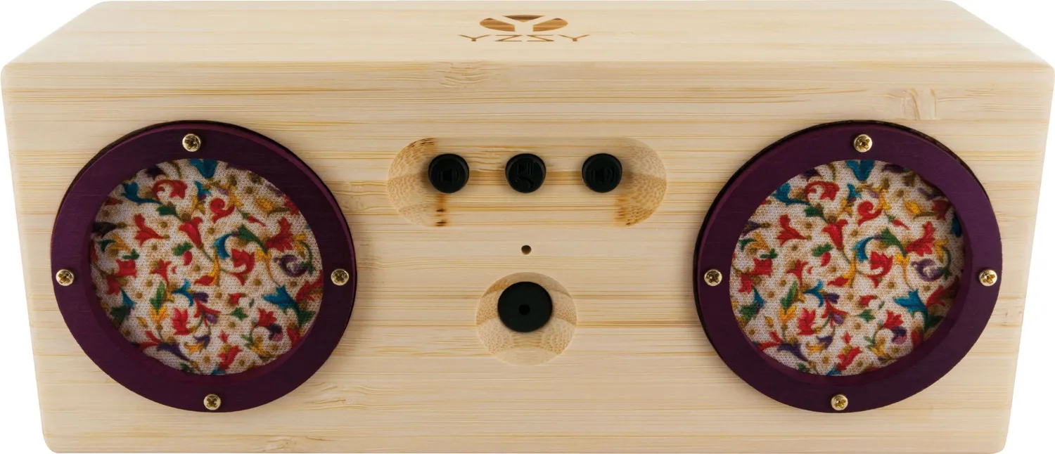 Schwaiger YZSY cassa Bluetooth bamboo microfono