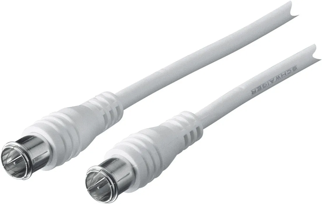 Schwaiger Cavo Satellitare 3 m Bianco F-Quick 90 dB