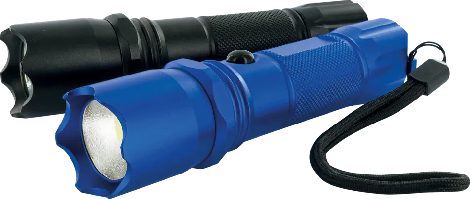 Schwaiger Torcia LED COB 110 lm blu 3x AAA