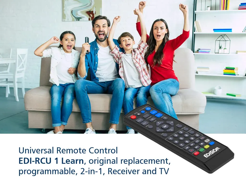 Edision EDI-RCU 1 Learn telecomando universale 2in1
